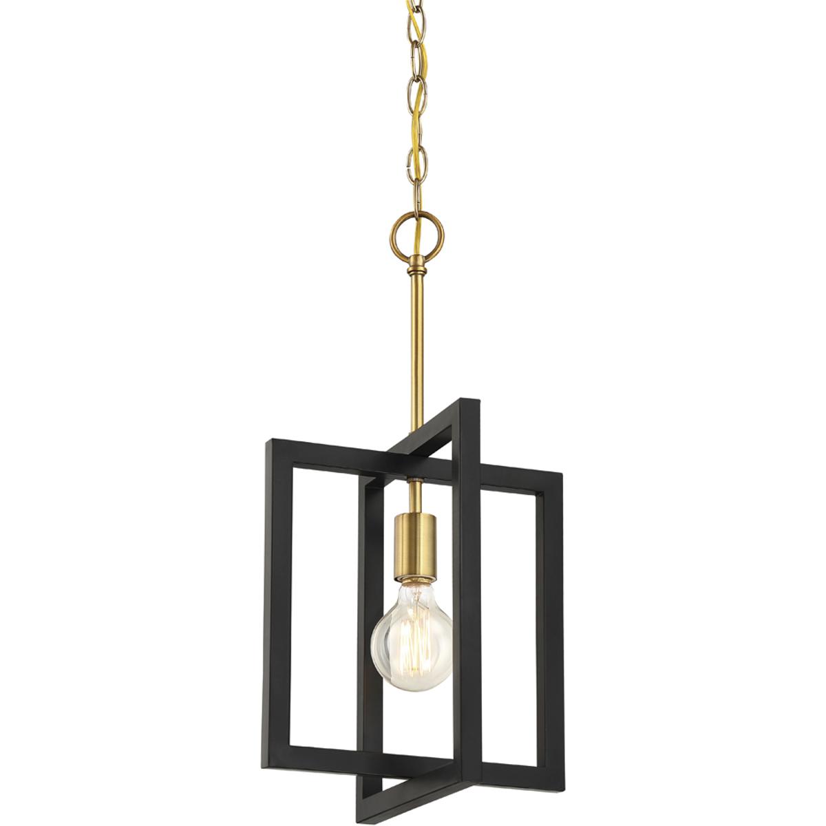 Designers Fountain 92830-AWB Xander 1 Light 11 inch Aged Warm Brass Mini Pendant Ceiling Light