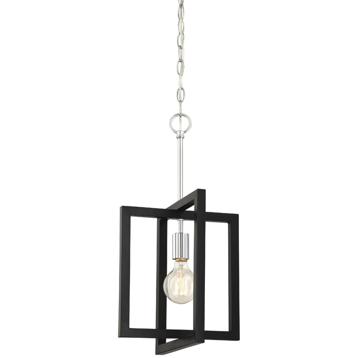 Designers Fountain 92830-CH Xander 1 Light 11 inch Chrome Mini Pendant Ceiling Light