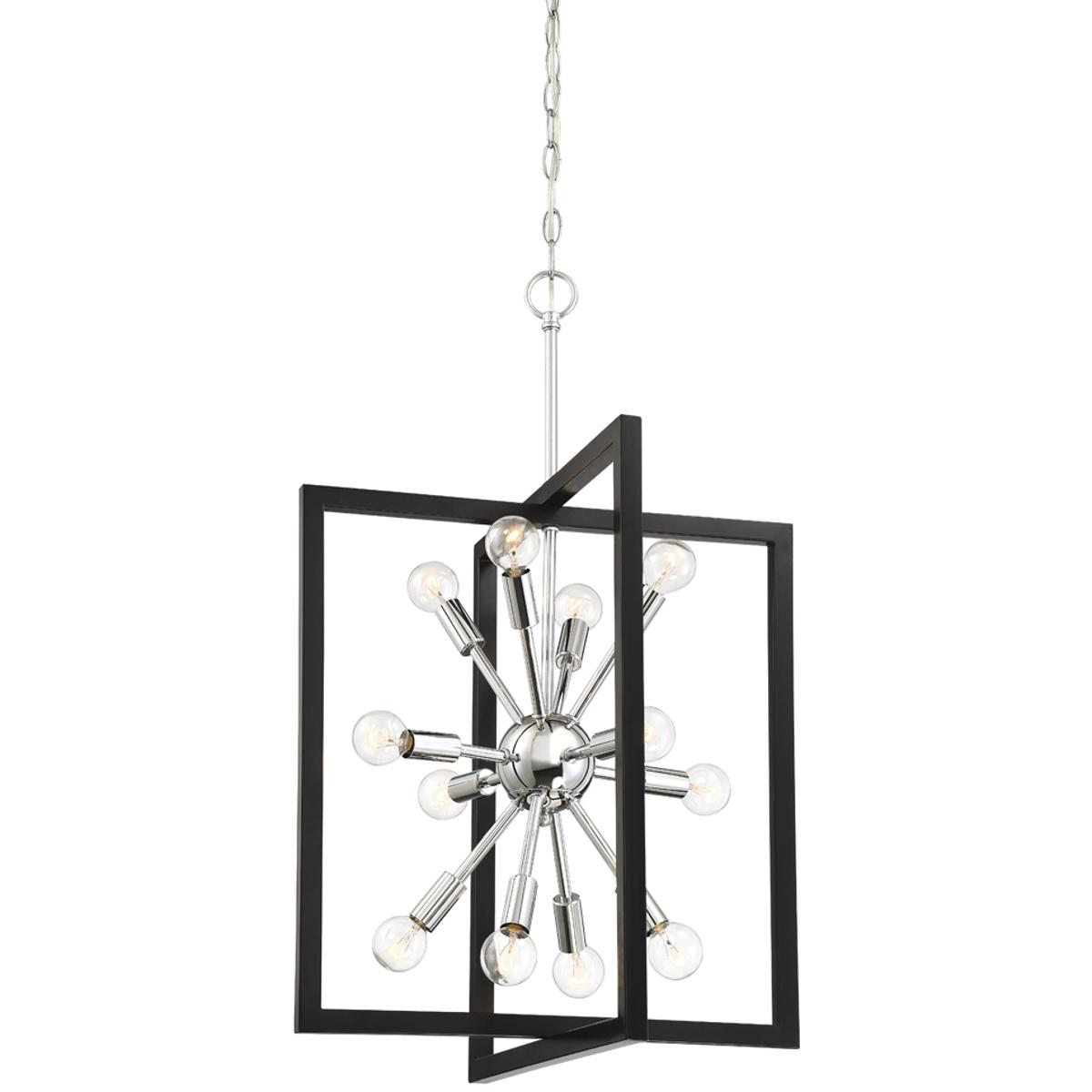 Designers Fountain 92850-CH Xander 12 Light 18.5 inch Chrome Pendant Ceiling Light