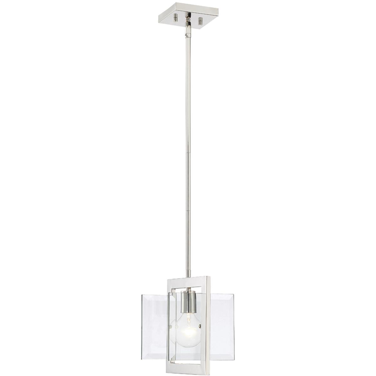 Designers Fountain 93630-PN Ethan 1 Light 8.25 inch Polished Nickel Mini Pendant Ceiling Light