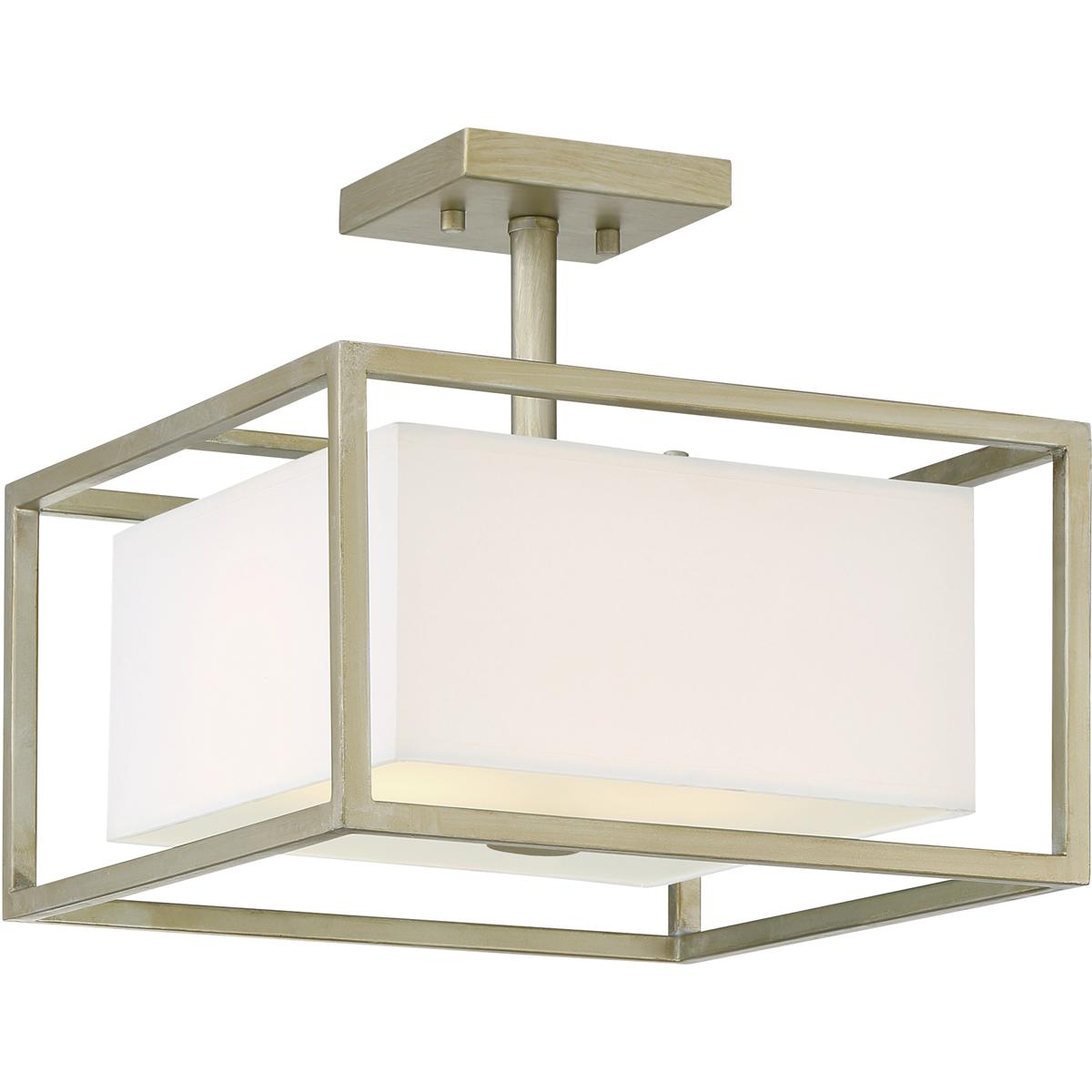 Designers Fountain 94111-SG Chloie 2 Light 13 inch Sterling Gold Semi-Flush Ceiling Light