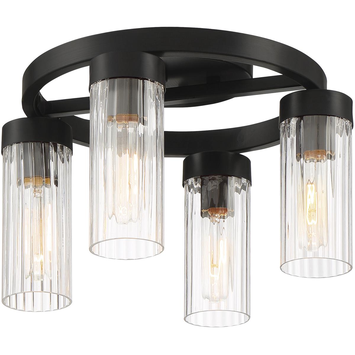 Designers Fountain 95011-IG Braden 4 Light 14.5 inch Iron Graphite Semi-Flush Ceiling Light