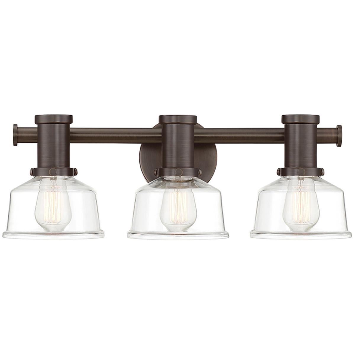 Designers Fountain 96503-SCB Carson 3 Light 21.5 inch Satin Copper Bronze Bath Bar Wall Light
