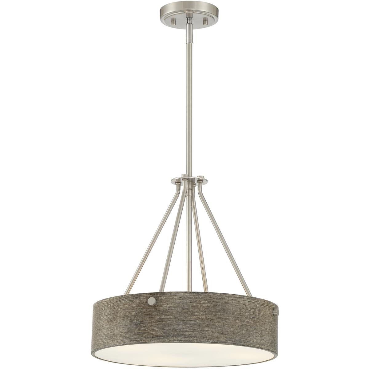 Designers Fountain D228M-16P-BN Erba 3 Light 16 inch Brushed Nickel Pendant Ceiling Light