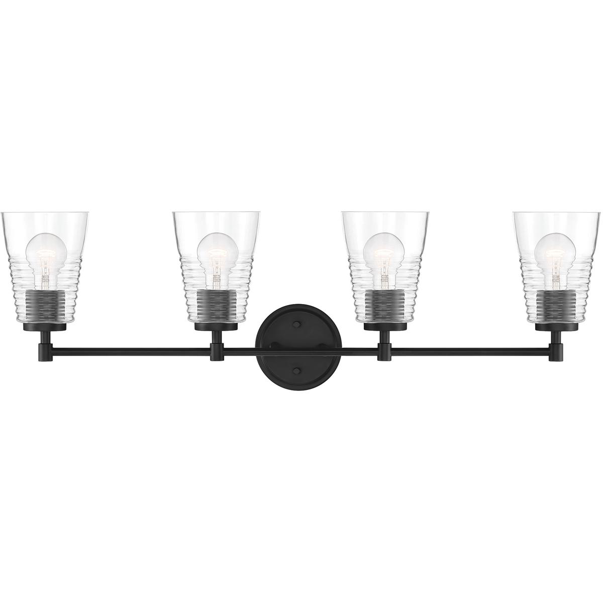 Designers Fountain D230M-4B-MB Ingo 4 Light 33.5 inch Matte Black Vanity Light Wall Light