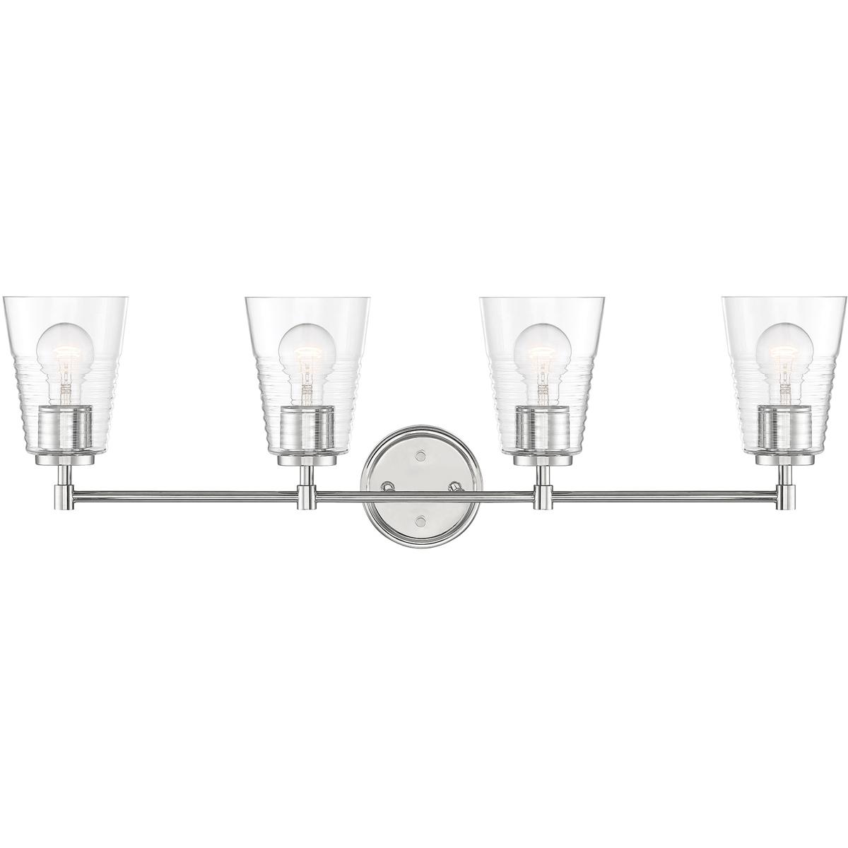 Designers Fountain D230M-4B-PN Ingo 4 Light 33.5 inch Polished Nickel Vanity Light Wall Light
