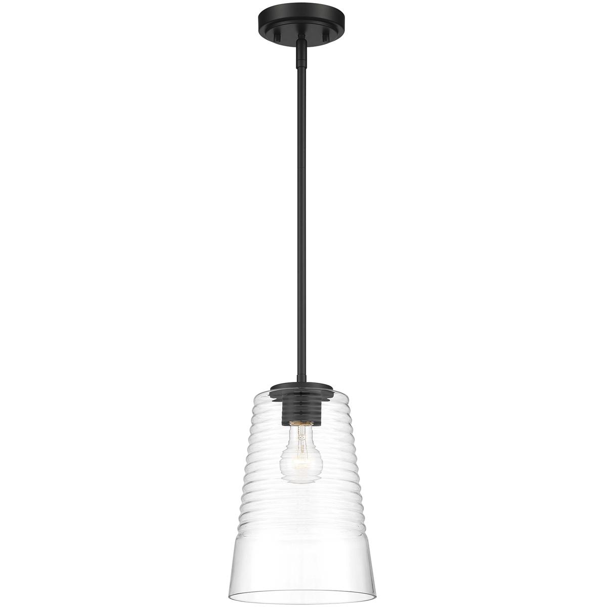 Designers Fountain D230M-8P-MB Ingo 1 Light 8 inch Matte Black Pendant Ceiling Light
