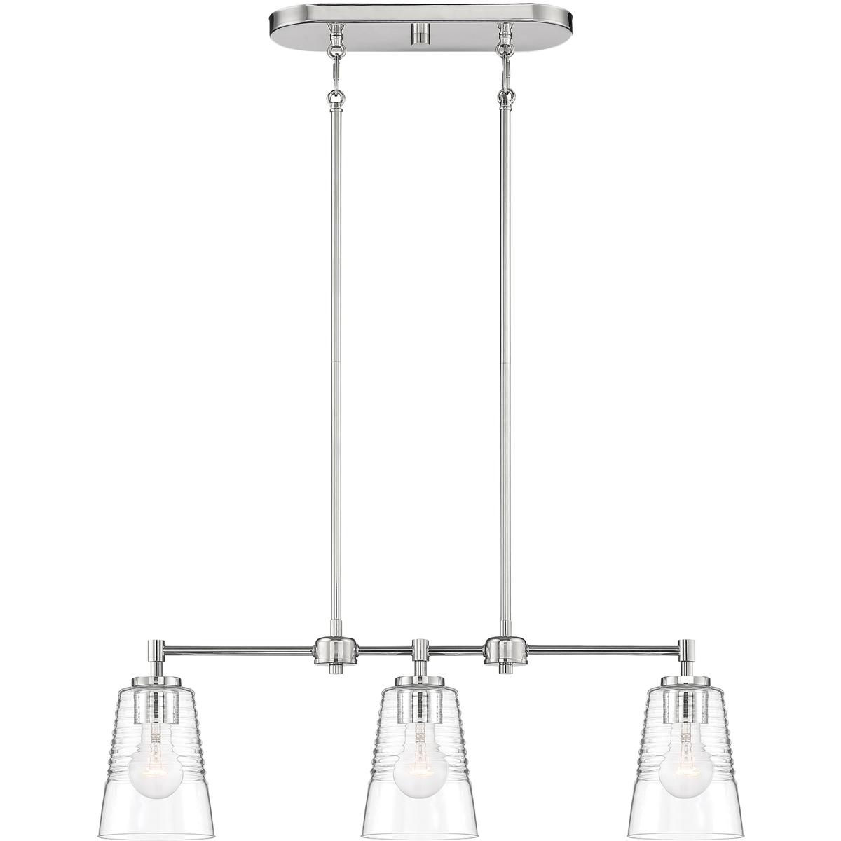 Designers Fountain D230M-IS-PN Ingo 3 Light 30 inch Polished Nickel Island Light Ceiling Light
