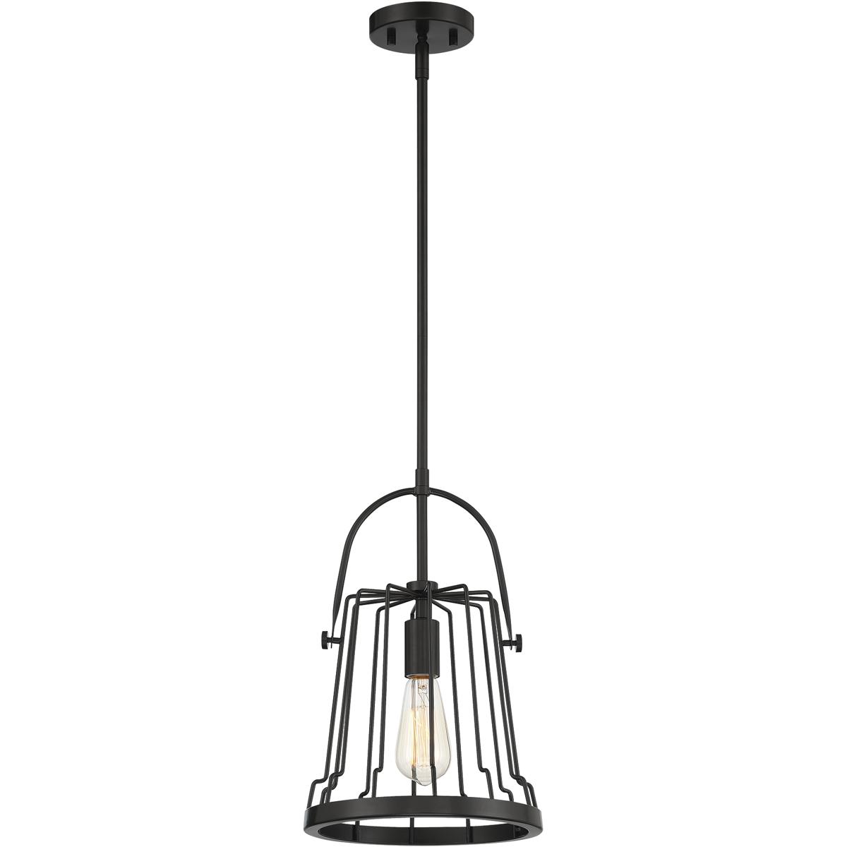 Designers Fountain D234M-10P-MB Alba 1 Light 10 inch Matte Black Pendant Ceiling Light