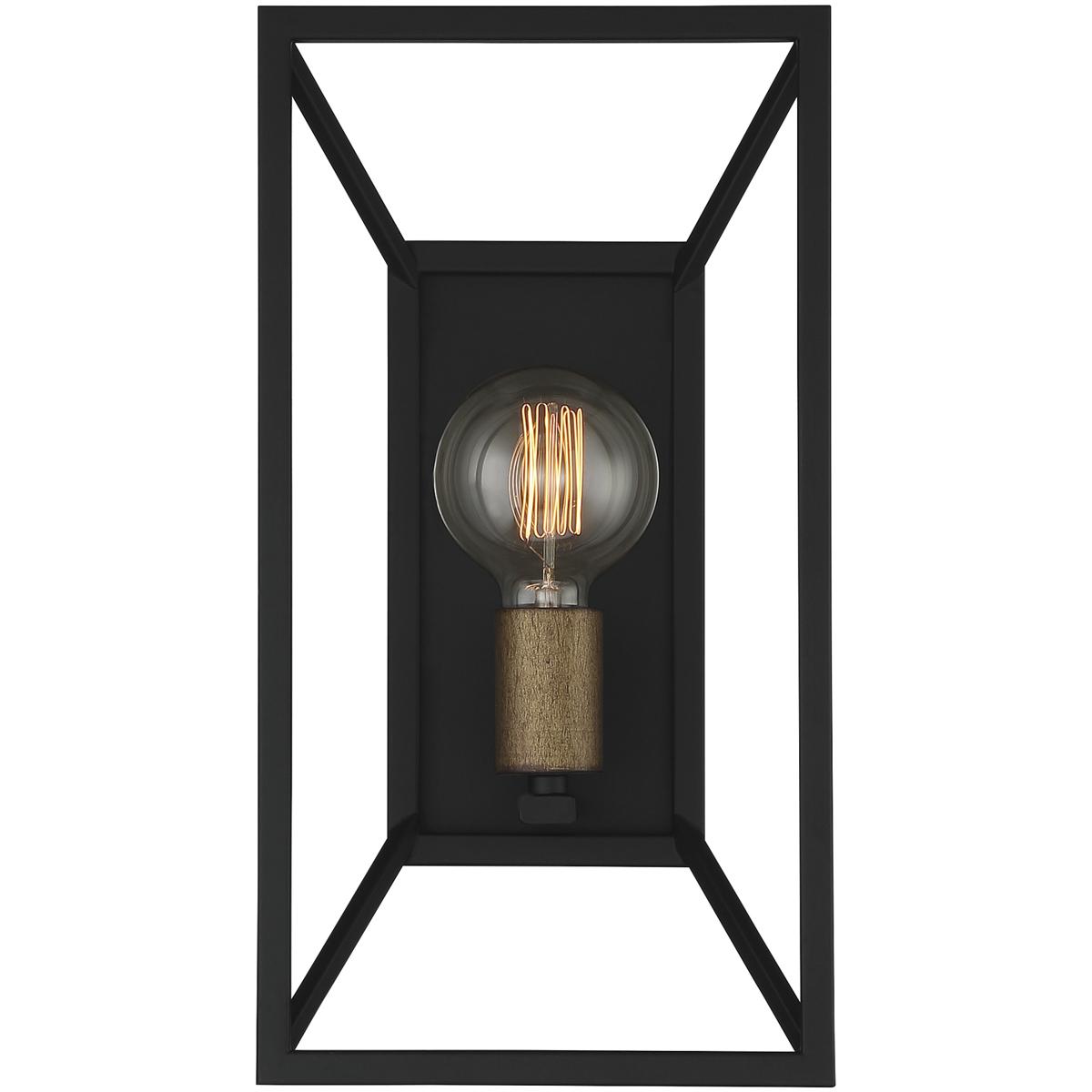 Designers Fountain D237M-WS-MB Within 1 Light 8 inch Matte Black Wall Sconce Wall Light