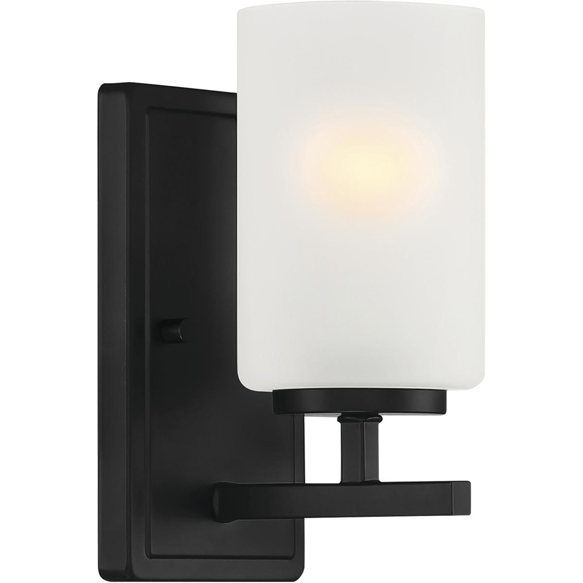 Designers Fountain D239M-1B-MB Carmine 1 Light 7 inch Matte Black Vanity Light Wall Light