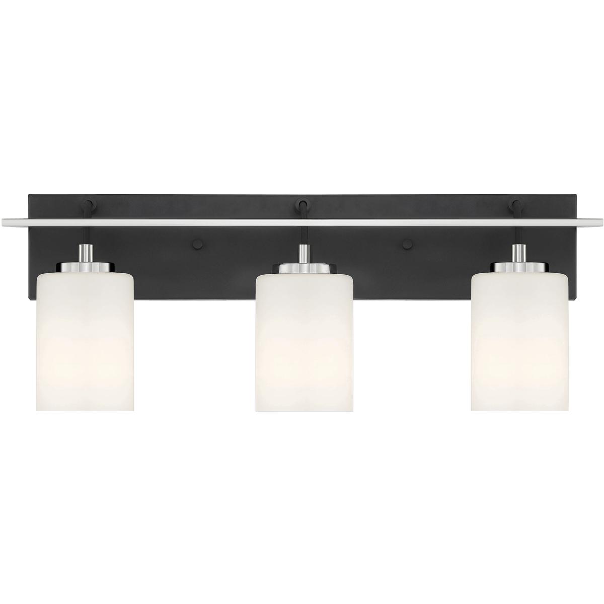 Designers Fountain D250M-3B-MB Prince St 3 Light 24 inch Matte Black Vanity Light Wall Light