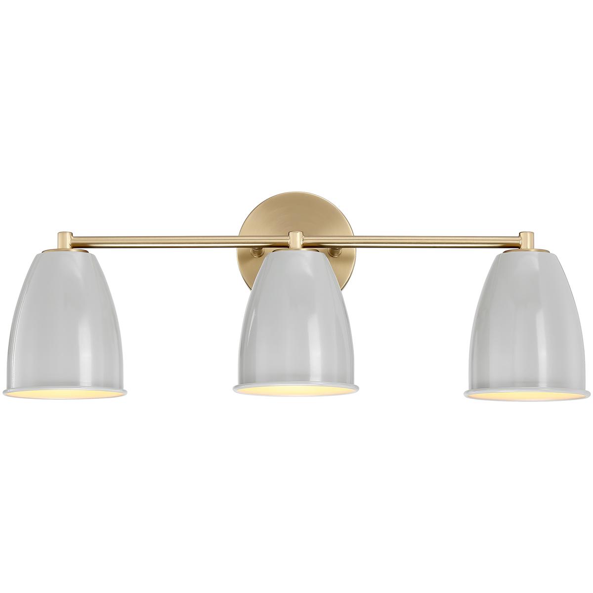 Designers Fountain D287M-3B-BG Biba 3 Light 24 inch Brushed Gold Vanity Light Wall Light
