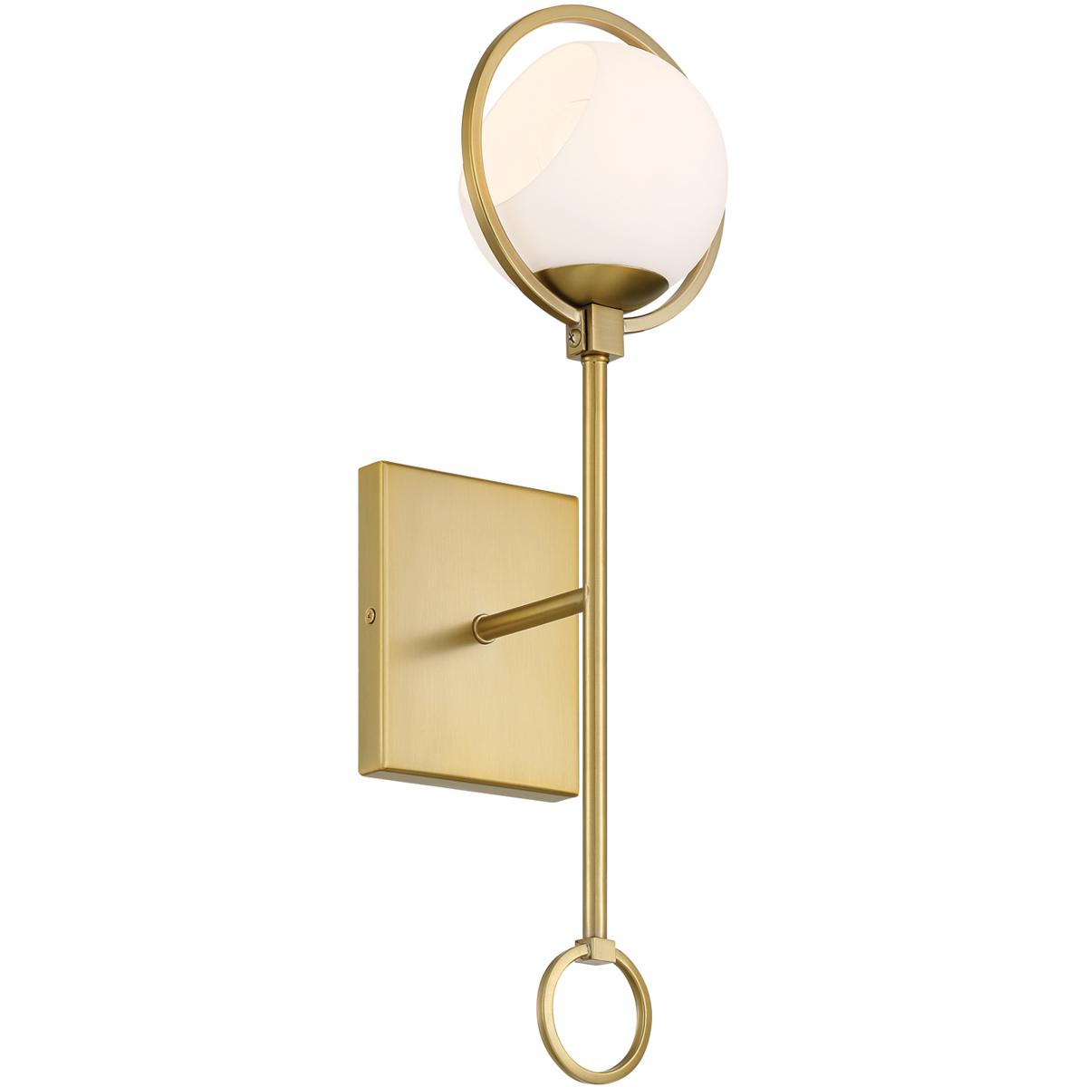 Designers Fountain D296C-WS-BG Teatro 1 Light 6.25 inch Brushed Gold Wall Sconce Wall Light