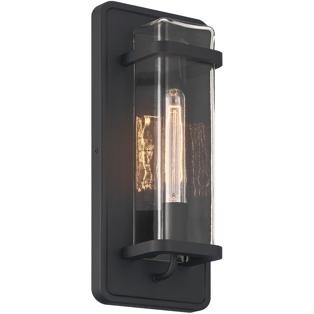 Designers Fountain D303M-7EW-BK Pearl Street 1 Light 16 inch Black Exterior Wall Lantern