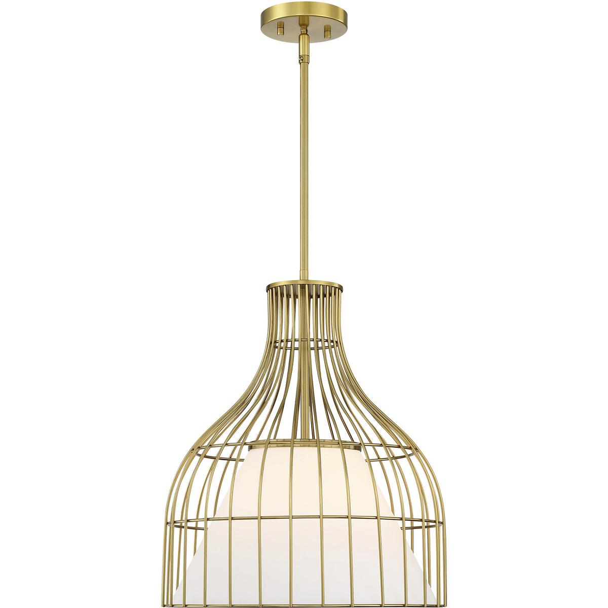 Designers Fountain D340M-16P-BG Evensong LED 15.75 inch Brushed Gold Pendant Ceiling Light