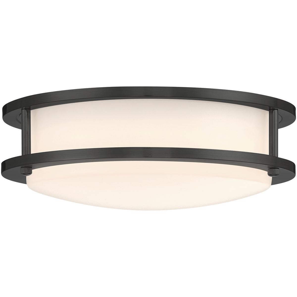 Designers Fountain EV1414C5D-43-2 DC Series 1 Light 14 inch Matte Black Flush Mount Ceiling Light
