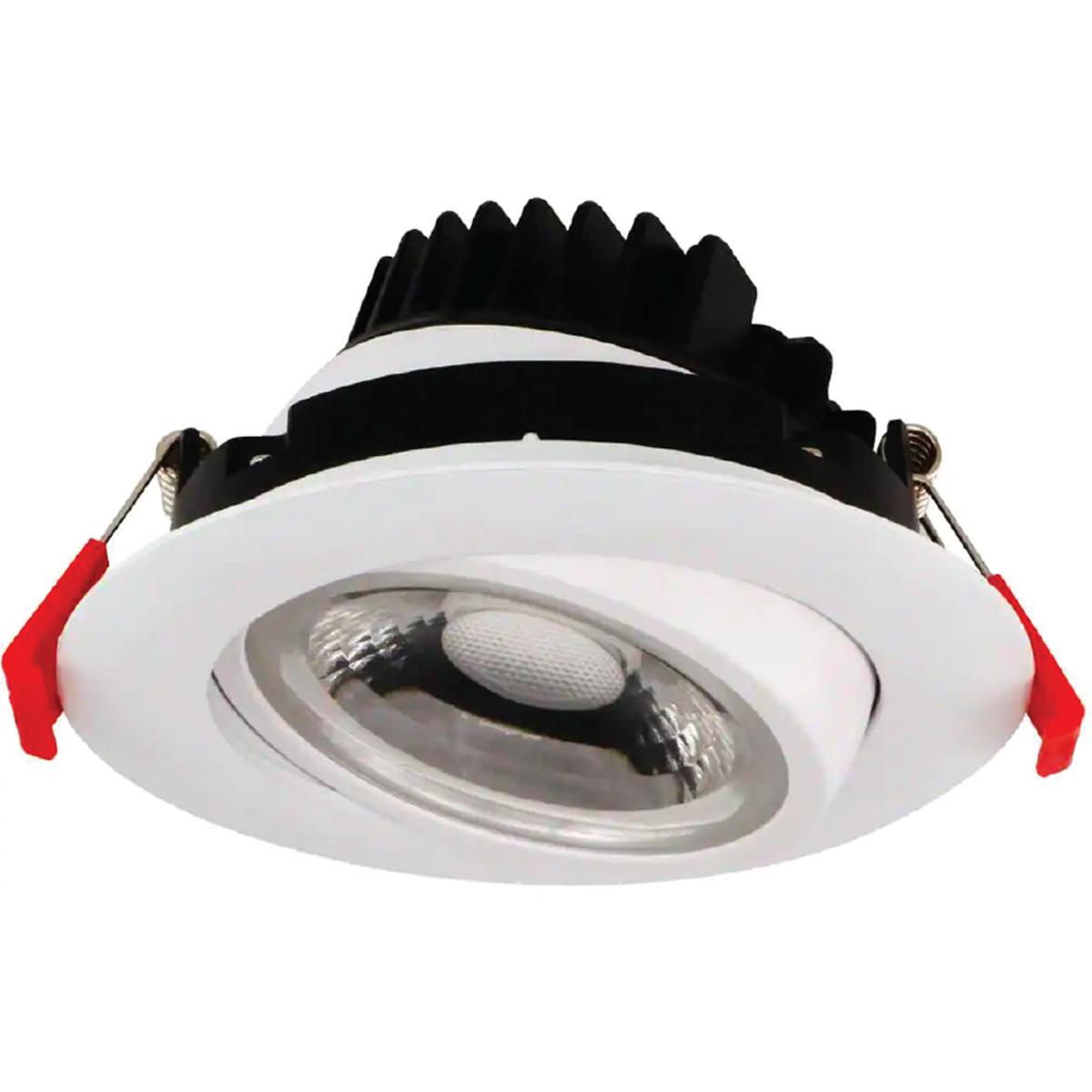 Designers Fountain EV490112WH40 EnviroLite Integrated LED White Floating Gimbal in 4000K