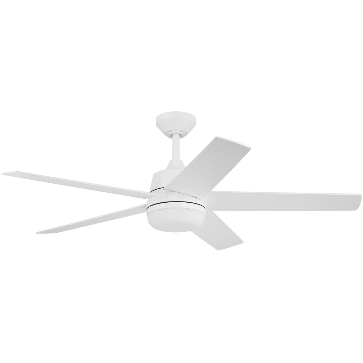 Designers Fountain FS-ATR52RGB-MW Astrea 52 inch Matte White with Matte White/Blonde Maple Reversible Blades Ceiling Fan