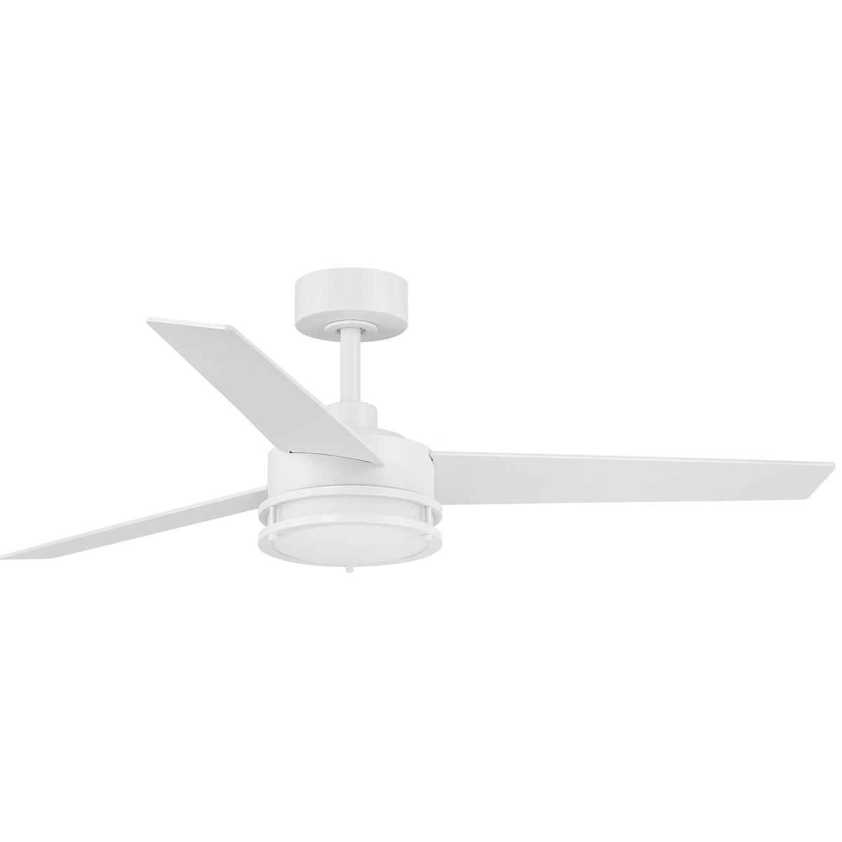 Designers Fountain FS-CSN52RGB-MW Cassini 52 inch Matte White with Matte White/Blonde Maple Reversible Blades Ceiling Fan