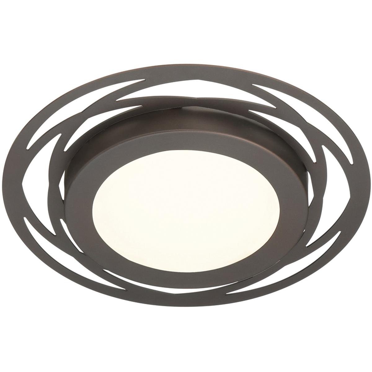 Designers Fountain LED1277-SB Edge Lit LED 12 inch Satin Bronze Flushmount Ceiling Light
