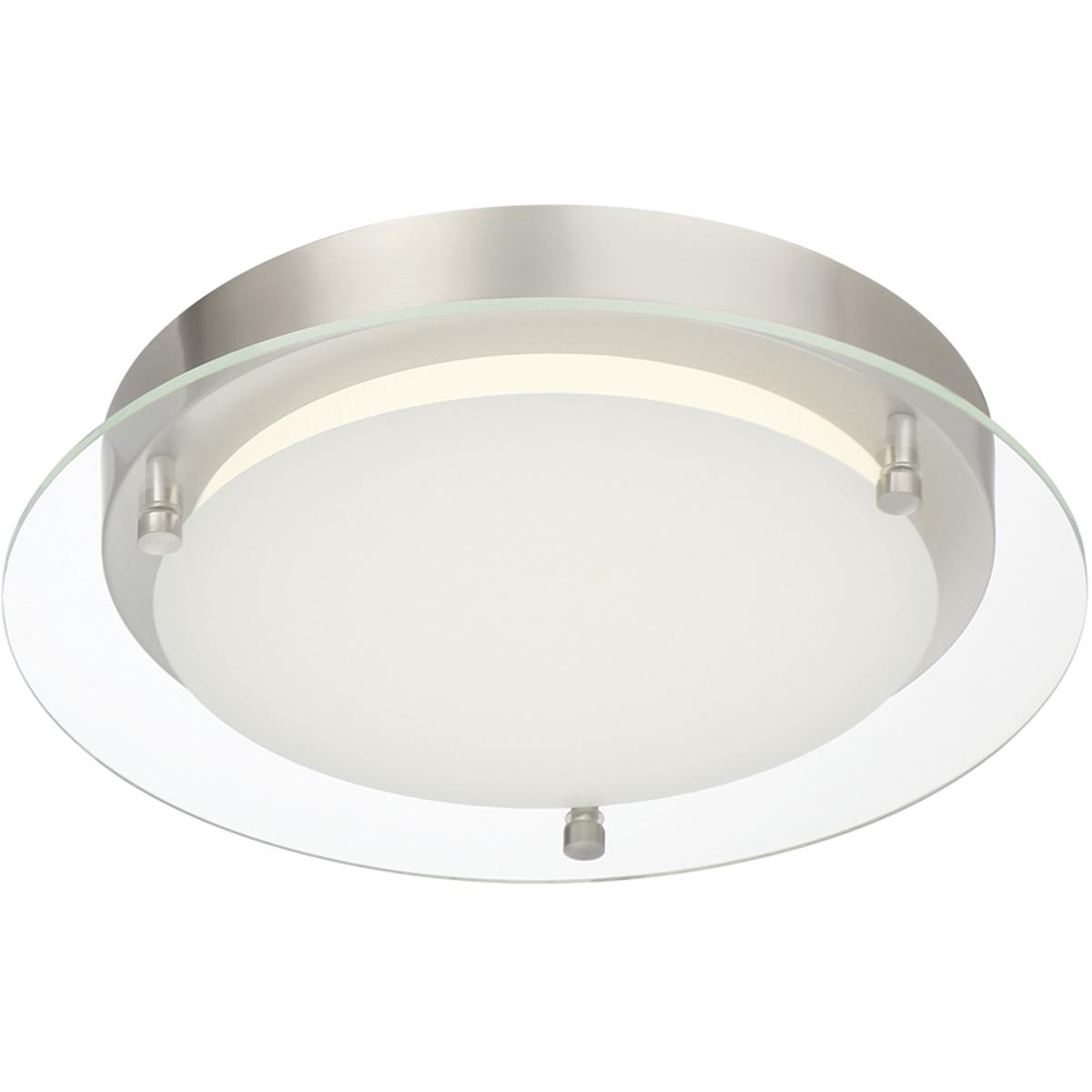 Designers Fountain LED1294-PN Edge Lit LED 12 inch Polished Nickel Flushmount Ceiling Light