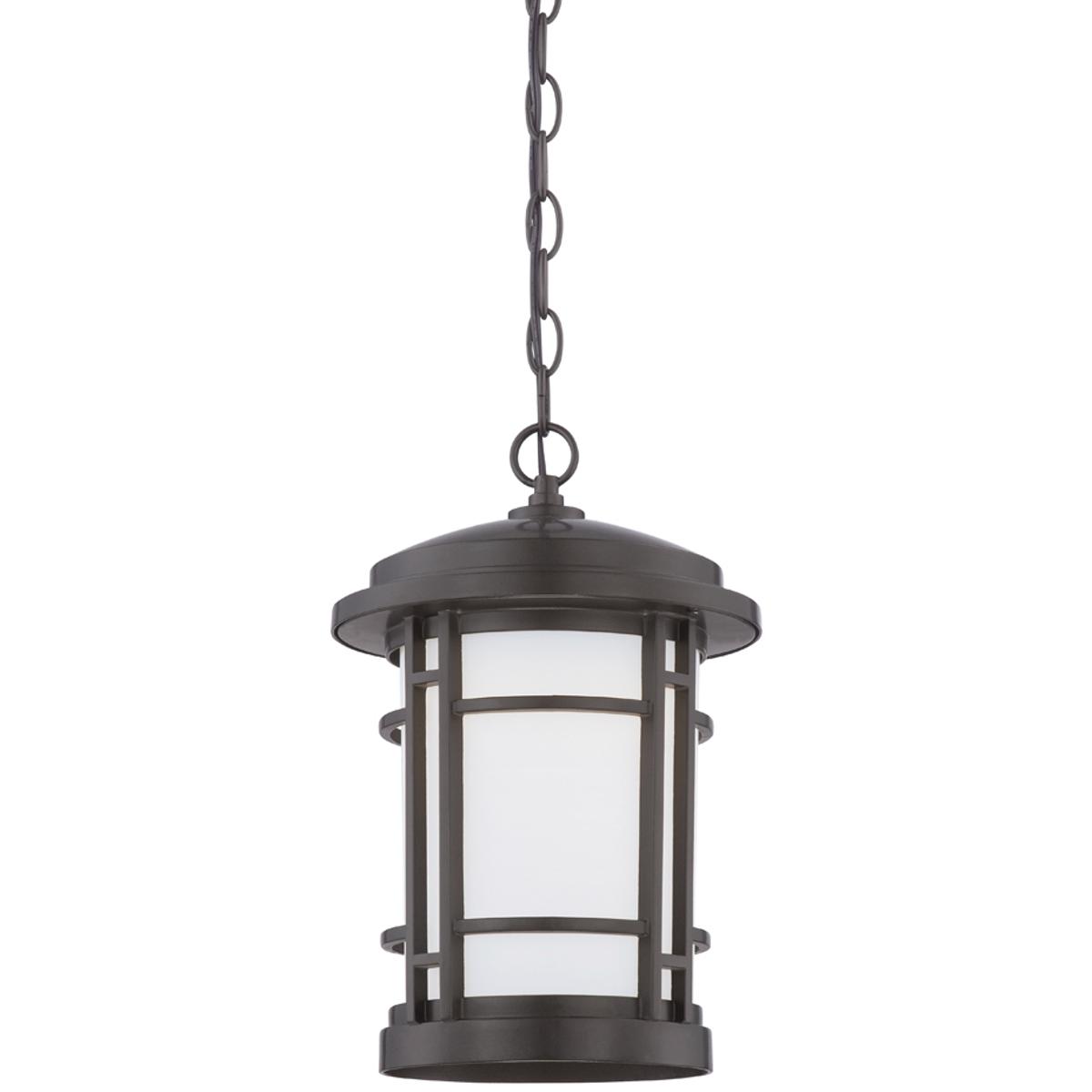 Designers Fountain LED22434-BNB Barrister LED 9 inch Burnished Bronze Outdoor Hanging Lantern