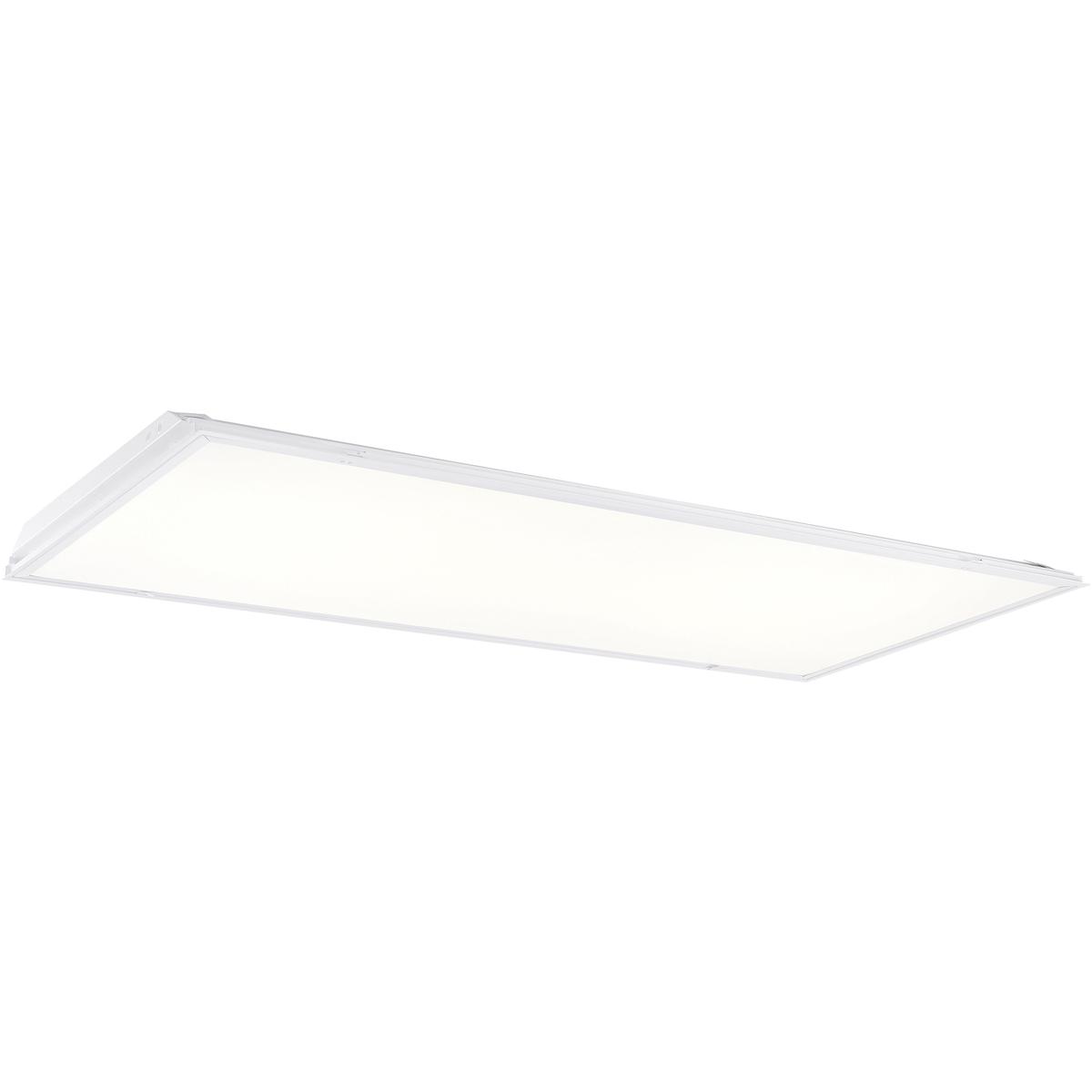Designers Fountain TRS24BL50WD EnviroLite LED 48 inch White Troffer Ceiling Light, Shallow
