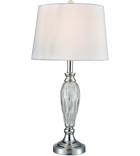 polished chrome table lamp