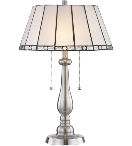 brushed nickel bedside lamps