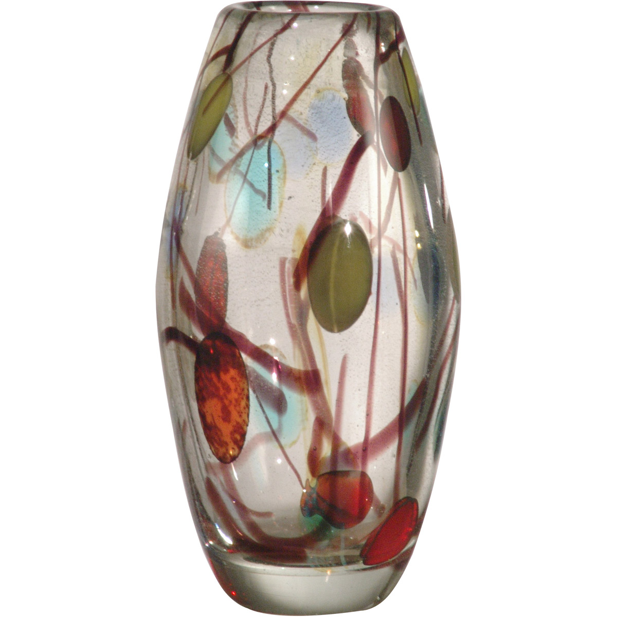 Dale Tiffany AV10768 Evelyn 9 X 5 inch Hand Blown Art Glass Vase