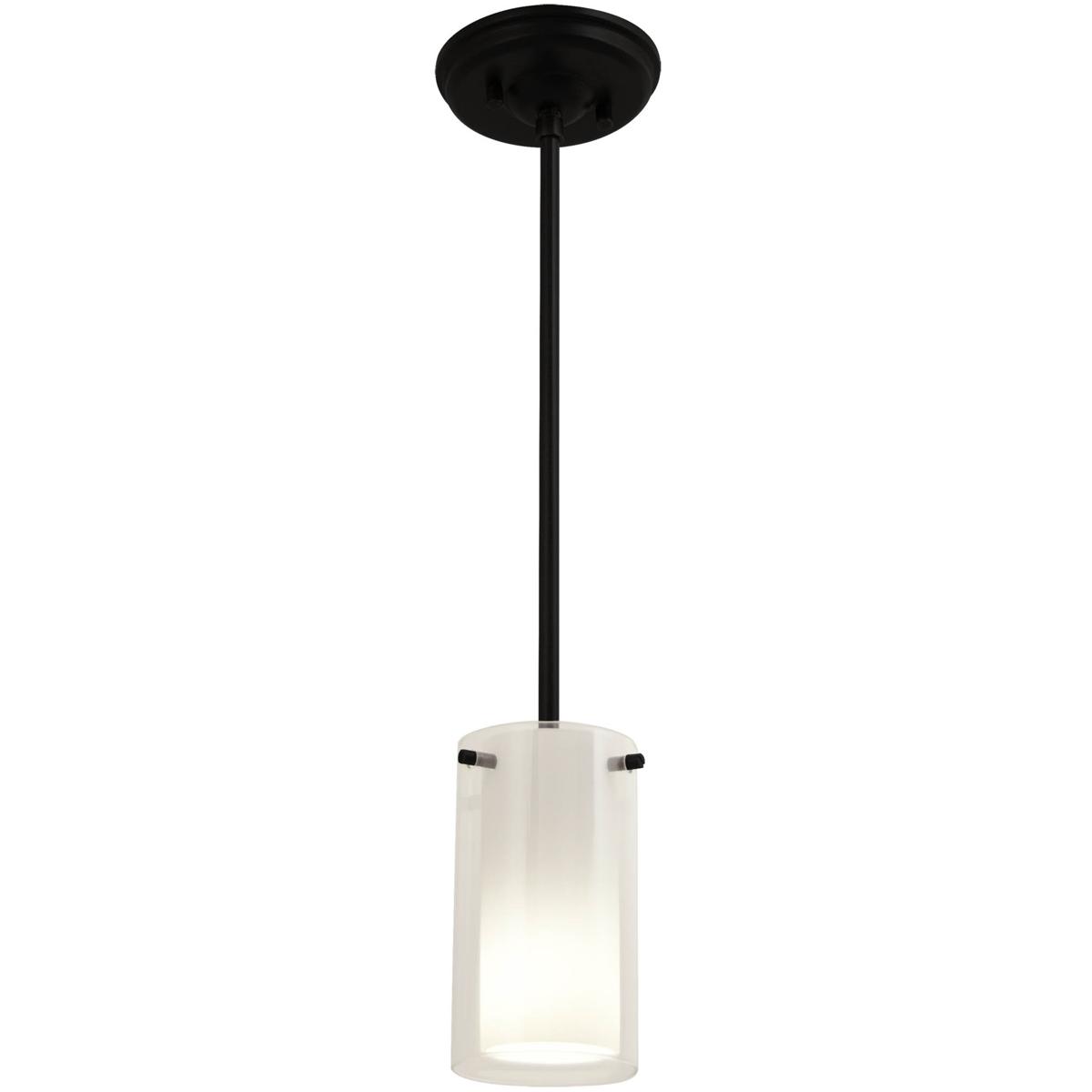 DVI DVP9019GR-OP Essex 1 Light 4 inch Graphite Mini-pendant Ceiling Light in Half Opal Glass