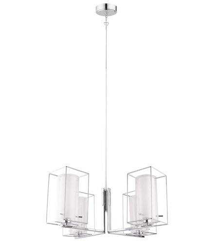 Eglo 201509A Loncino 4 Light 28 inch Chrome Chandelier Ceiling Light