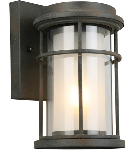 Zinc outdoor wall lights