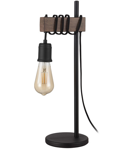 Dark Brown Table Lamp Portable Light, Dark Brown Desk Lamp