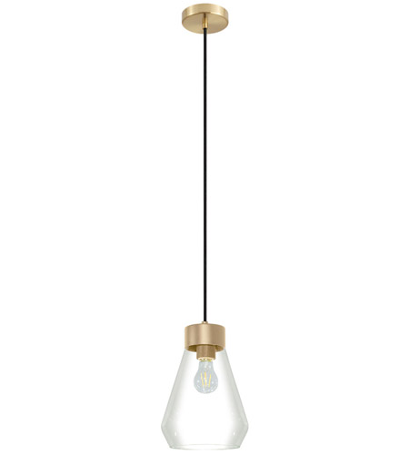 Eglo 204366a Montey 1 Light 8 Inch Brushed Gold Pendant Ceiling Light
