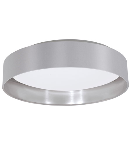 Eglo 31623A Maserlo LED 16 inch Grey and Silver Flush Mount Ceiling Light photo