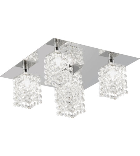 Pyton 5 Light Flush Mounts in Chrome 85336A