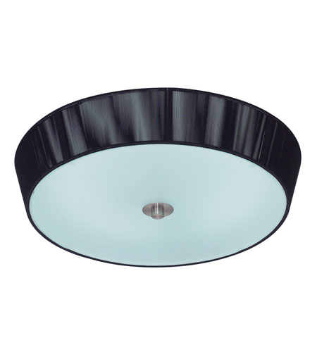 Ricarda 1 Light Flush Mounts in Black 88443A