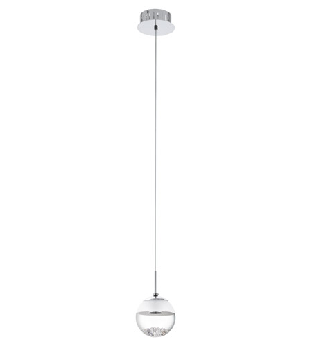 Eglo 93708a Montefio 1 Led 5 Inch Chrome Mini Pendant Ceiling Light - Ceiling Led Lights Dubai