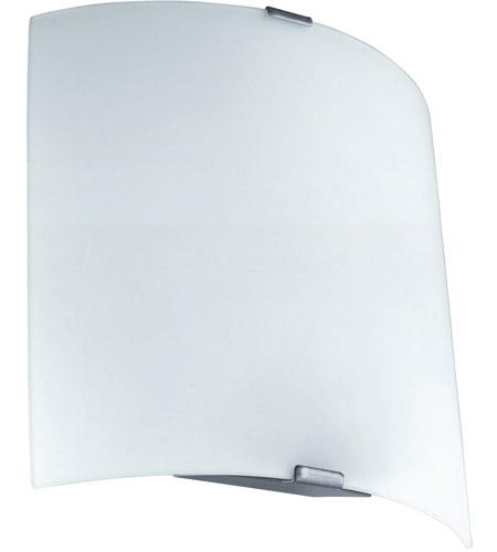 Eglo 94599A Grafik LED 7 inch Silver ADA Wall Light, White Glass photo
