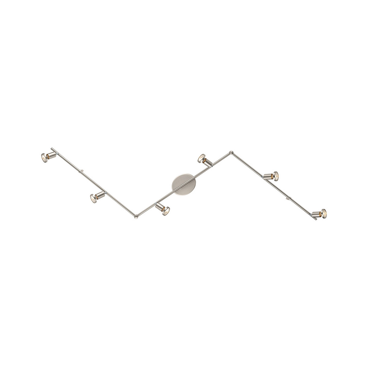 Eglo 200396A Buzz 6 Light 120 Matte Nickel Track Light Ceiling Light