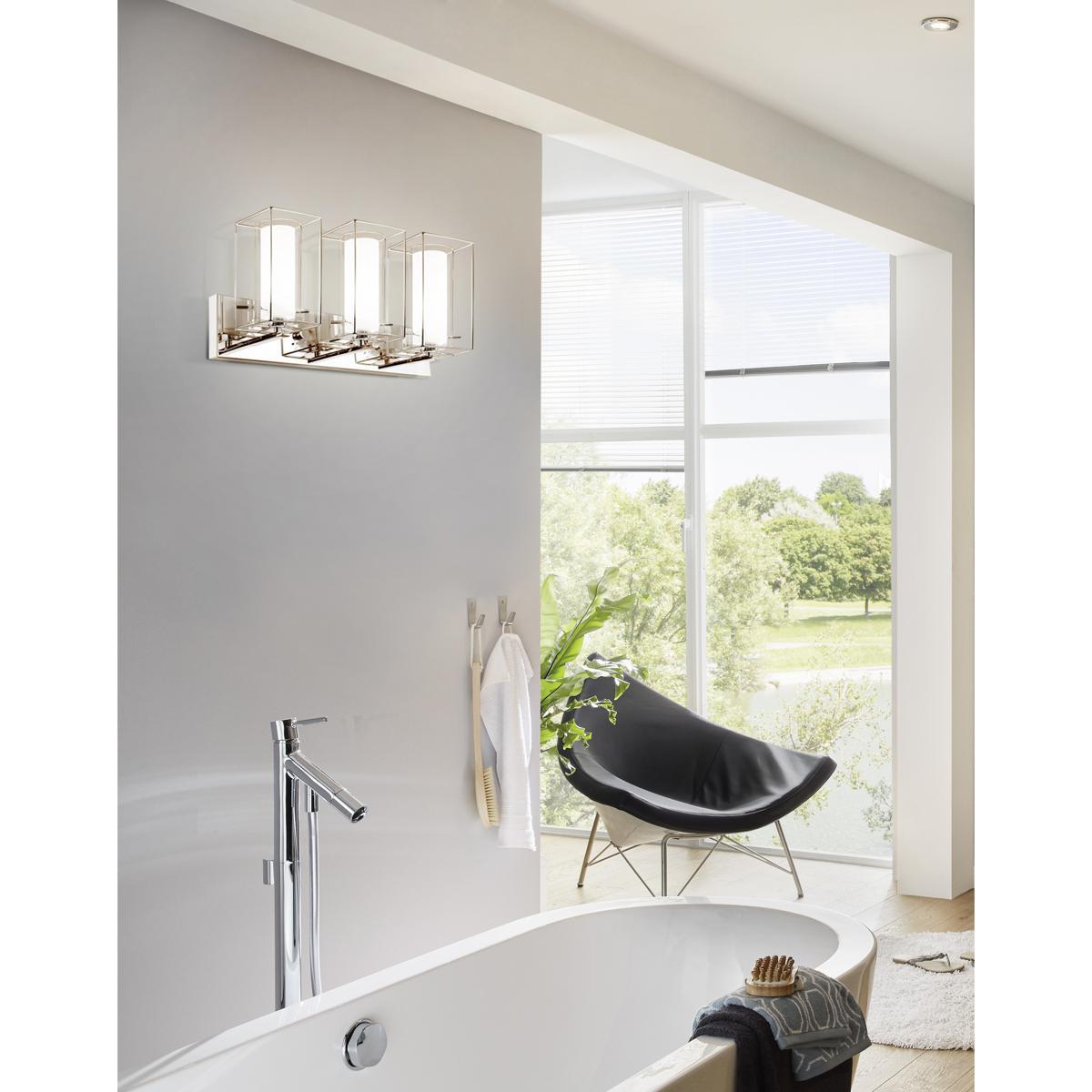 Eglo Lighting 201641A Iride Bathroom Vanity Light Chrome EBay
