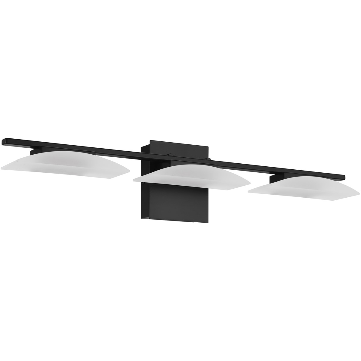 Eglo 204044A Metrass 3 LED 27.56 inch Matte Black Bath Vanity Wall Light