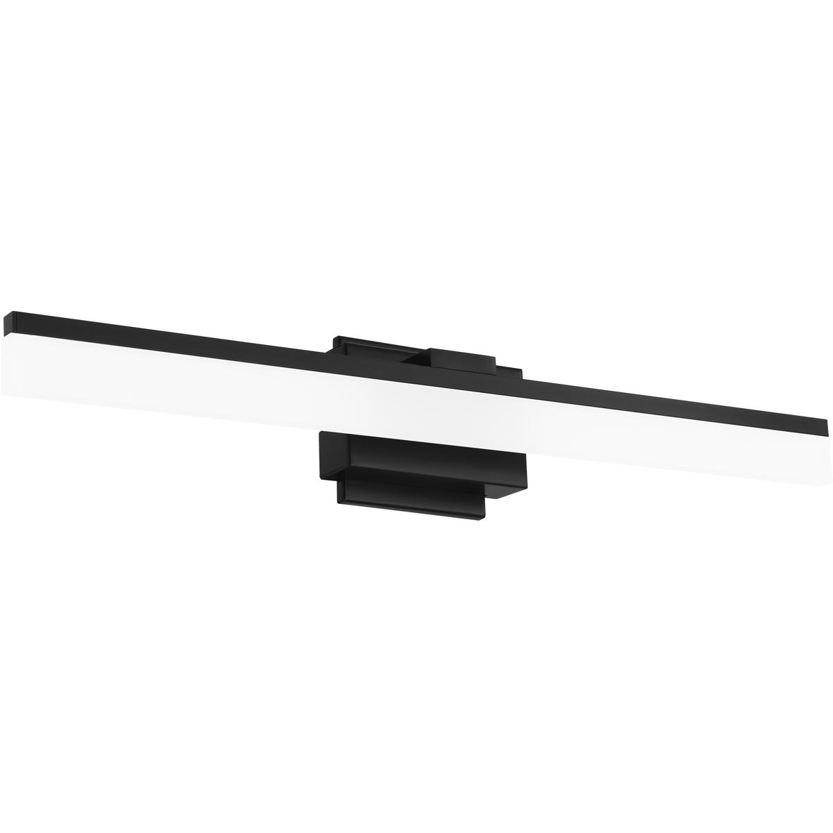 Eglo 204053A Palmital 1 LED 23.46 inch Matte Black Bath Vanity Wall Light