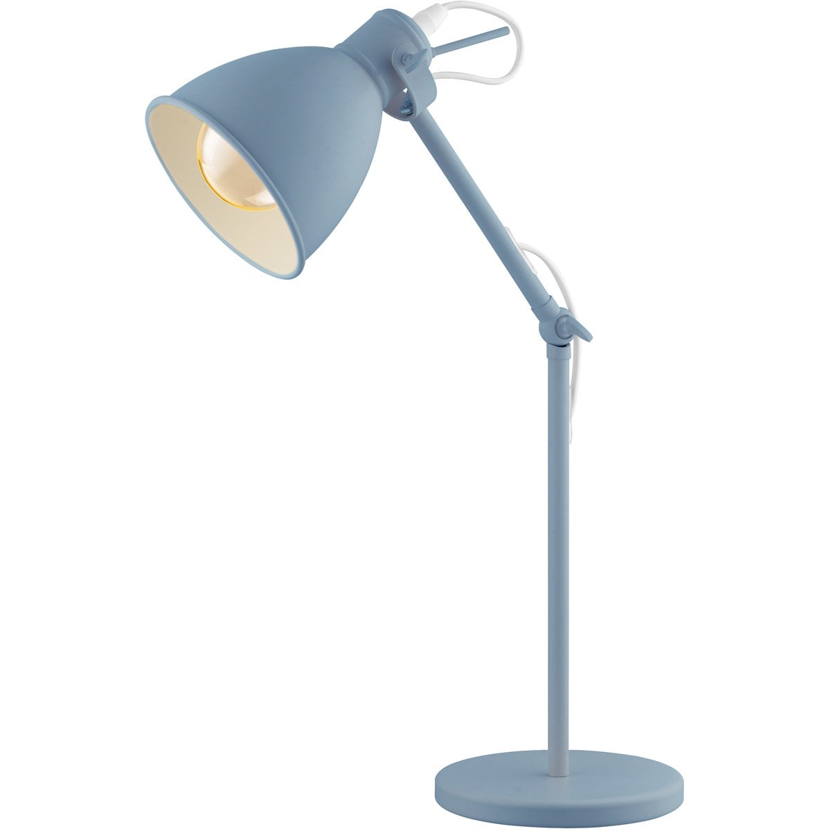 Eglo 204085A Priddy 17.05 inch 40.00 watt Pastel Light Blue Desk Lamp Portable Light
