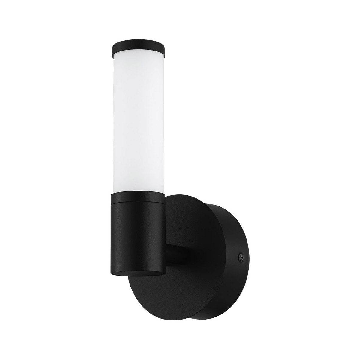 Eglo 204373A Palmera 1 LED 5.12 inch Matte Black Bath Vanity Wall Light