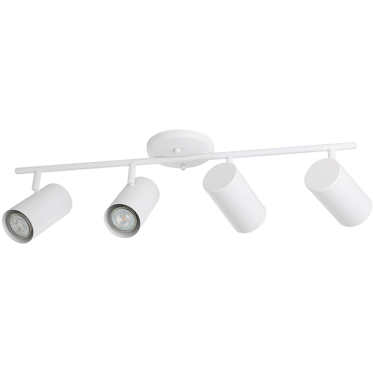 Eglo 205165A Calloway 4 Light 120 White Fixed Track Light Ceiling Light