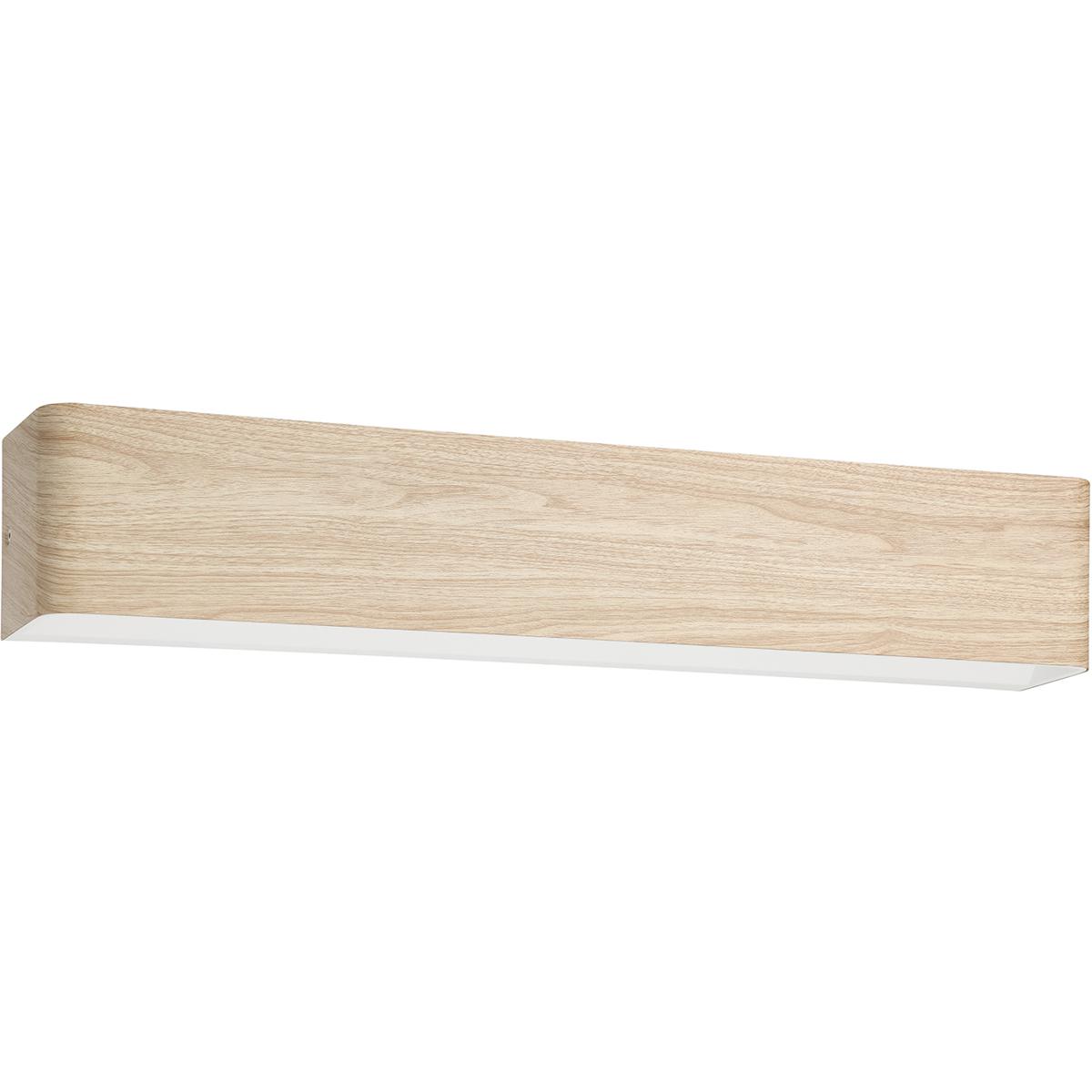 Eglo 205734A Dublin LED 3.5 inch Natural Wood Bath Vanity Wall Light
