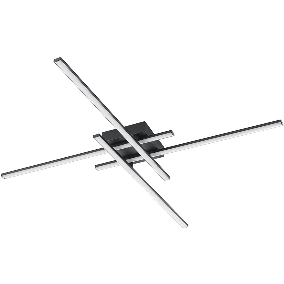Eglo 205754A Lapiz 4 Light 30 inch Black Ceiling Light